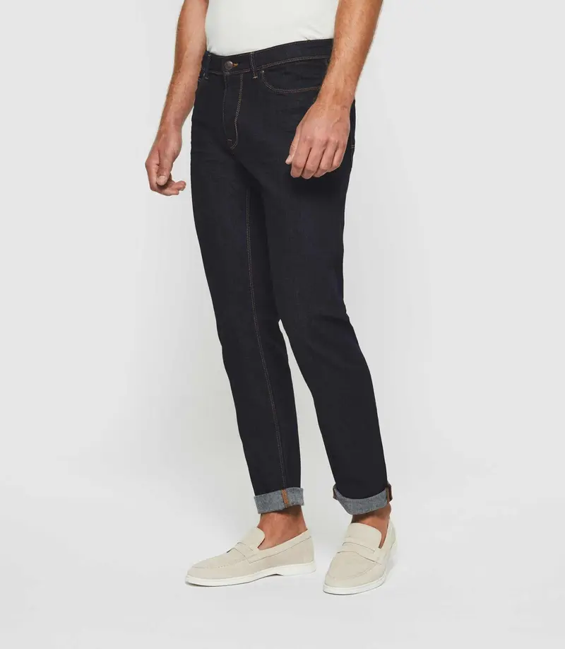 Jean straight hydroless brut "Techno"