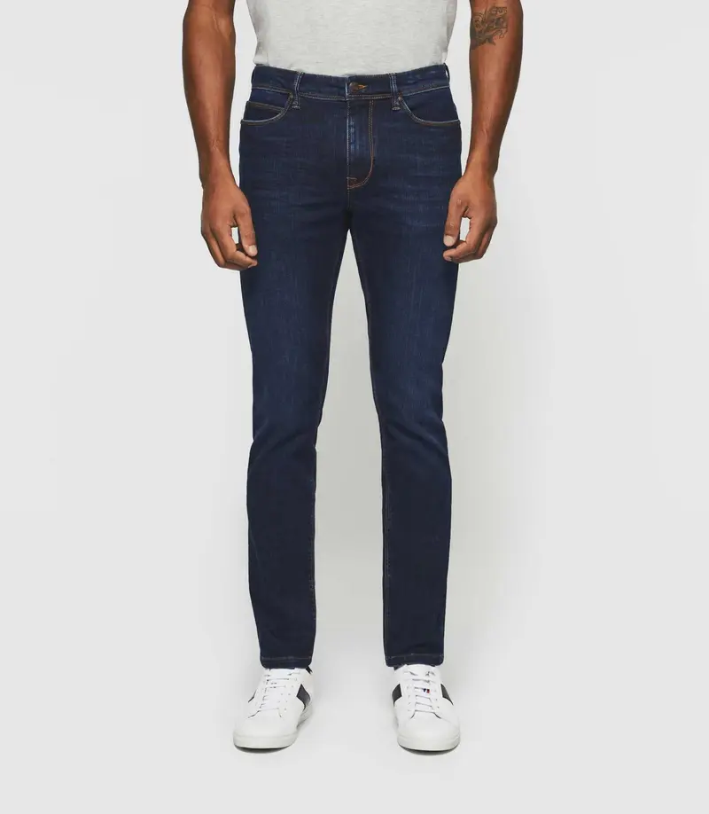 Jean super slim hydroless bleu foncé "Teo"