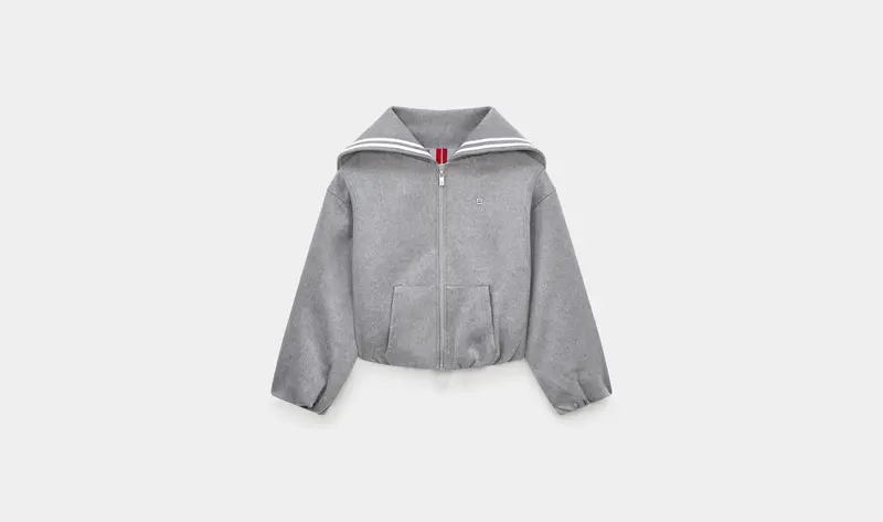 JIAN GREY SEIFUKU SWEATSHIRT