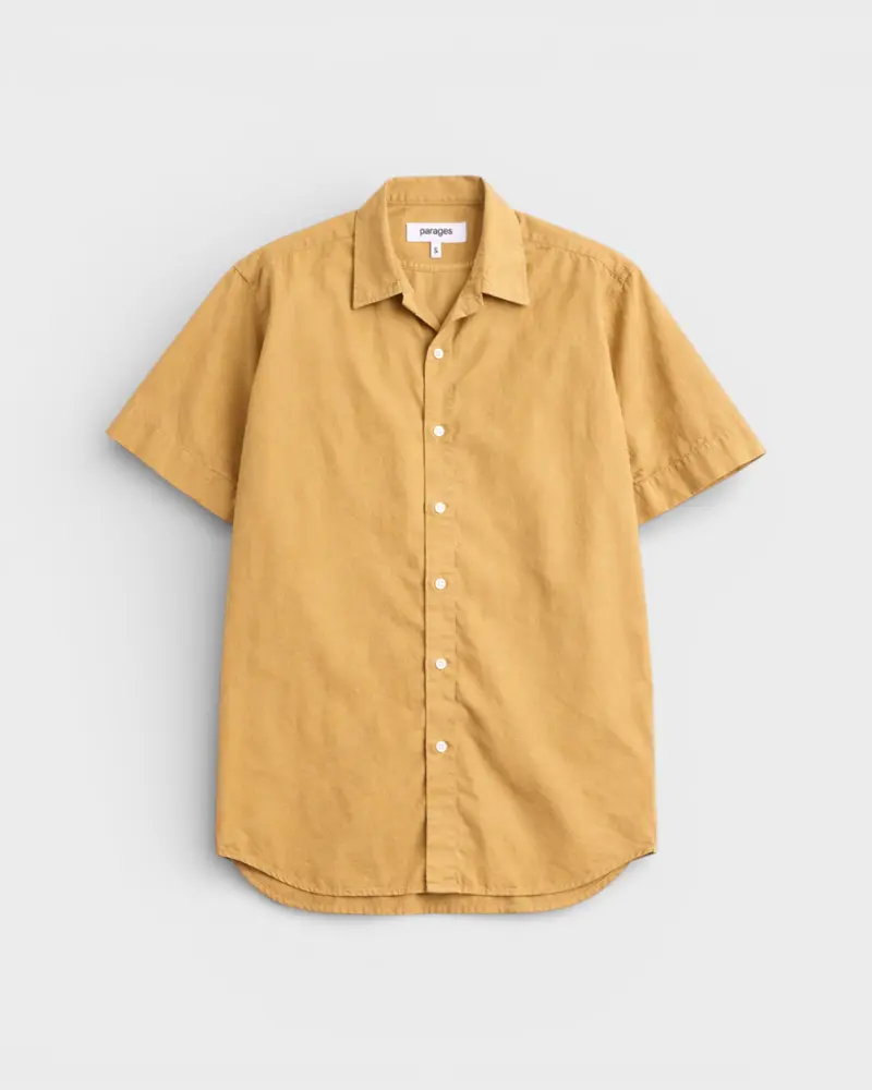 Joey Short Sleeved Shirt Burnt Orange