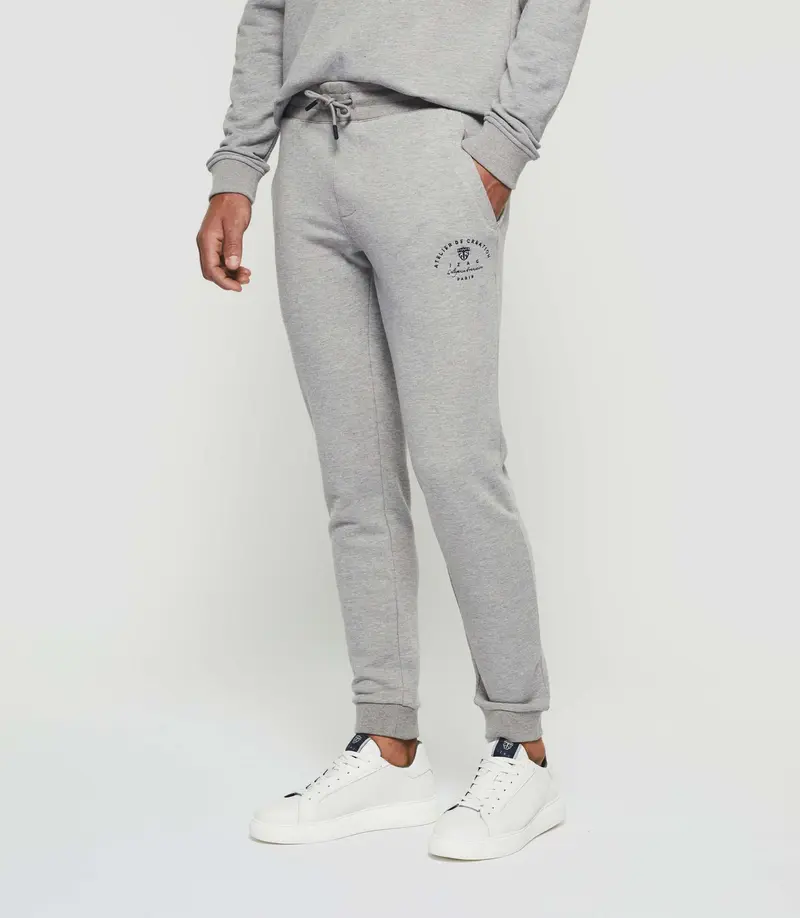 Jogging gris chiné "Swpragan"