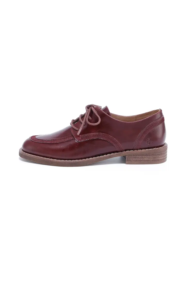 JONATHAN - Derbies en Cuir Lisse Marron