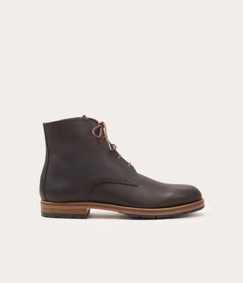 Jules Bottine Homme Café Patins crantés