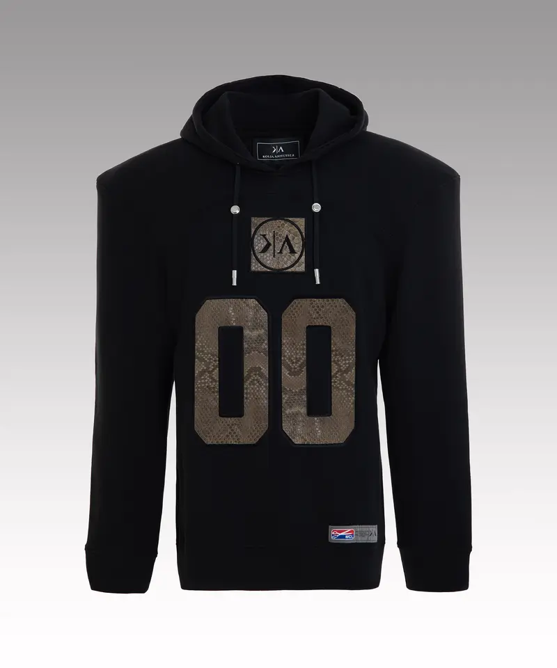 KA - Baller black cotton hoodie camo MCL edition