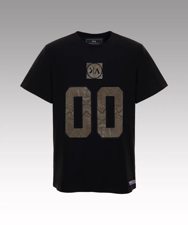 KA - Baller black cotton t-shirt camo MCL edition