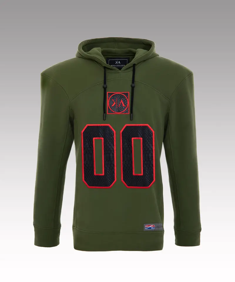 KA - Baller khaki cotton hoodie MCL edition