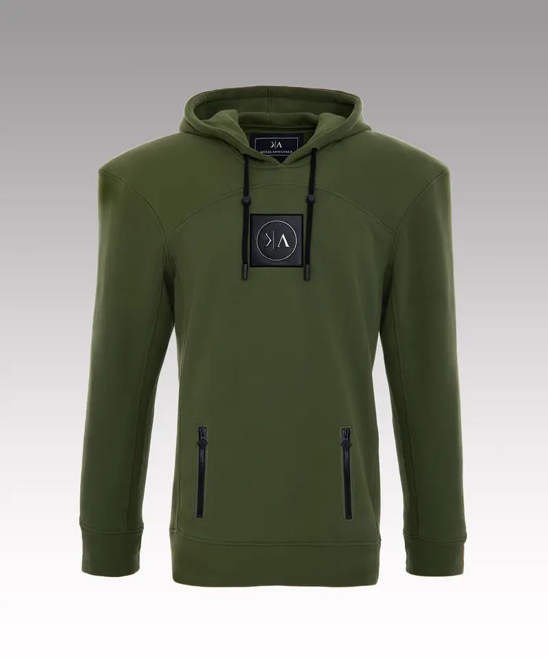 KA - Baller khaki cotton hoodie