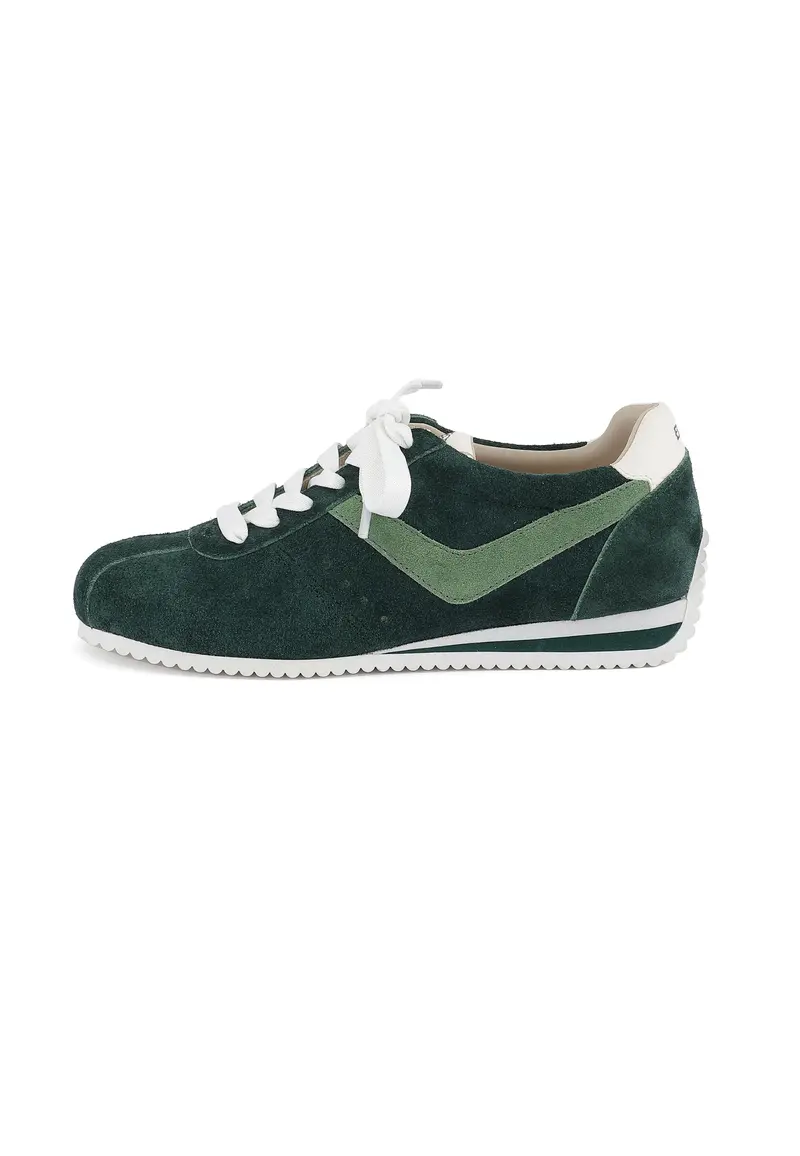 KANO - Baskets en cuir Vert