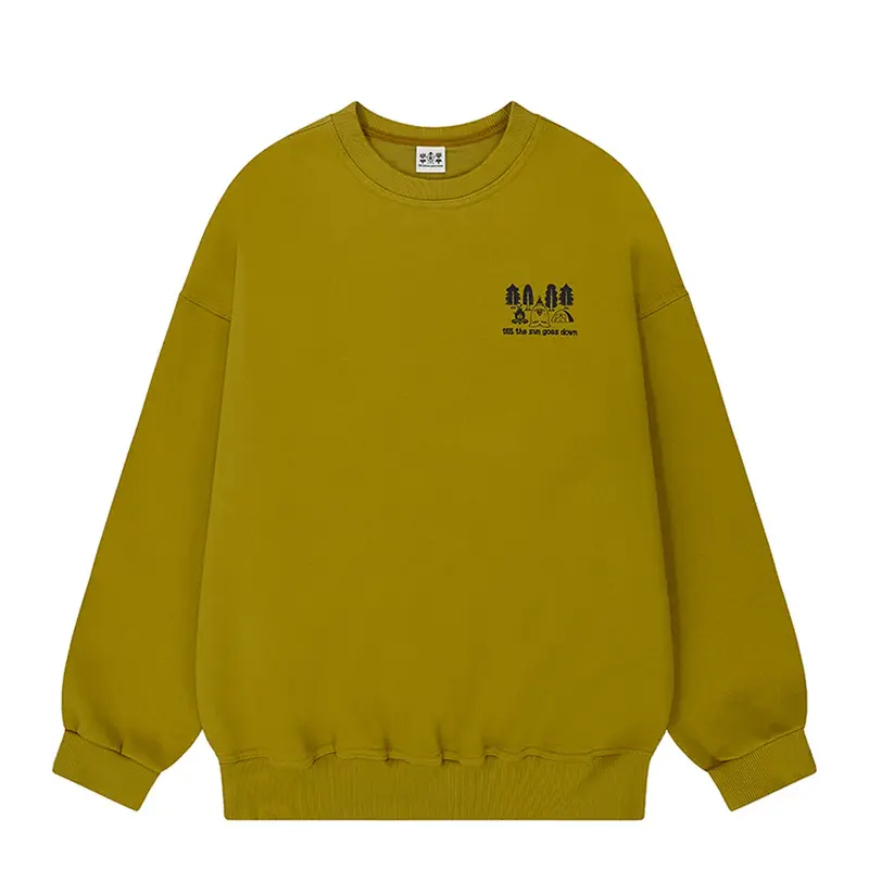 Kappy - Yeti fluff Sweat shirt - Mustard