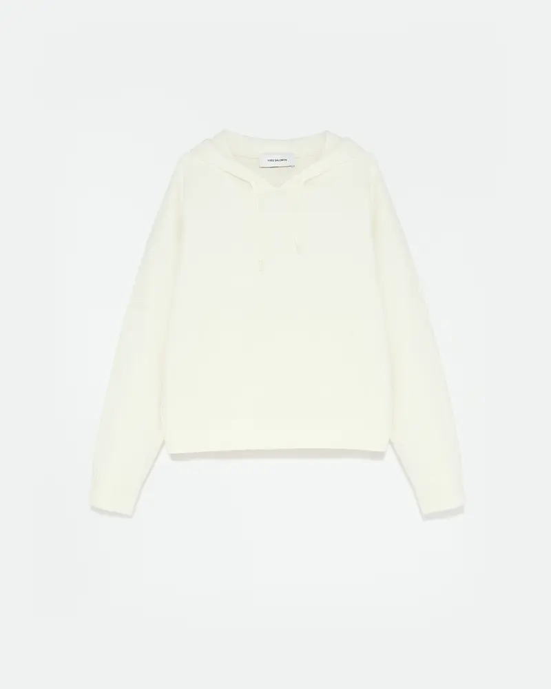 Knitted hoodie