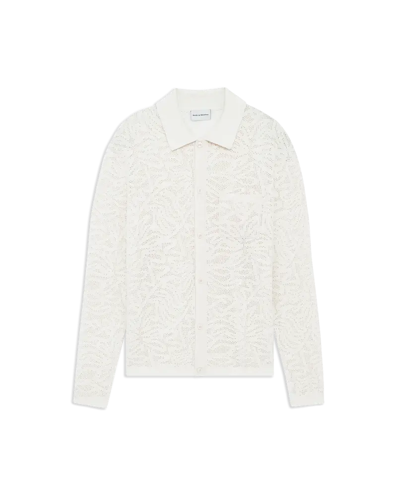 Knitwear Lace Shirt Polo Longsleeve