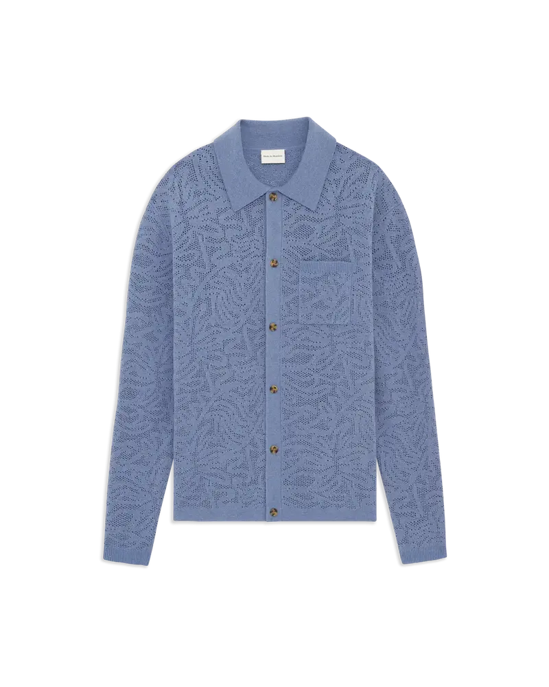 Knitwear Lace Shirt Polo Longsleeve