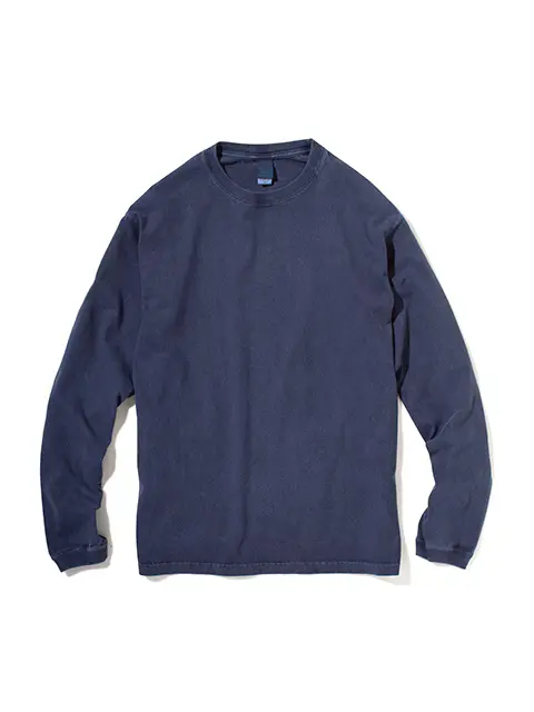 L/S Crew Tee - P-navy