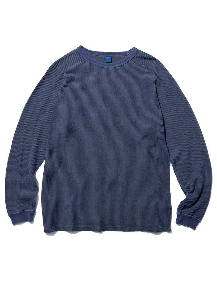 L/S Rib Knit - P-Navy