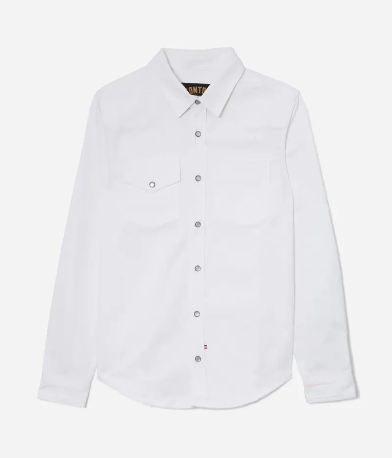 La chemise « Jimmy » twill blanc