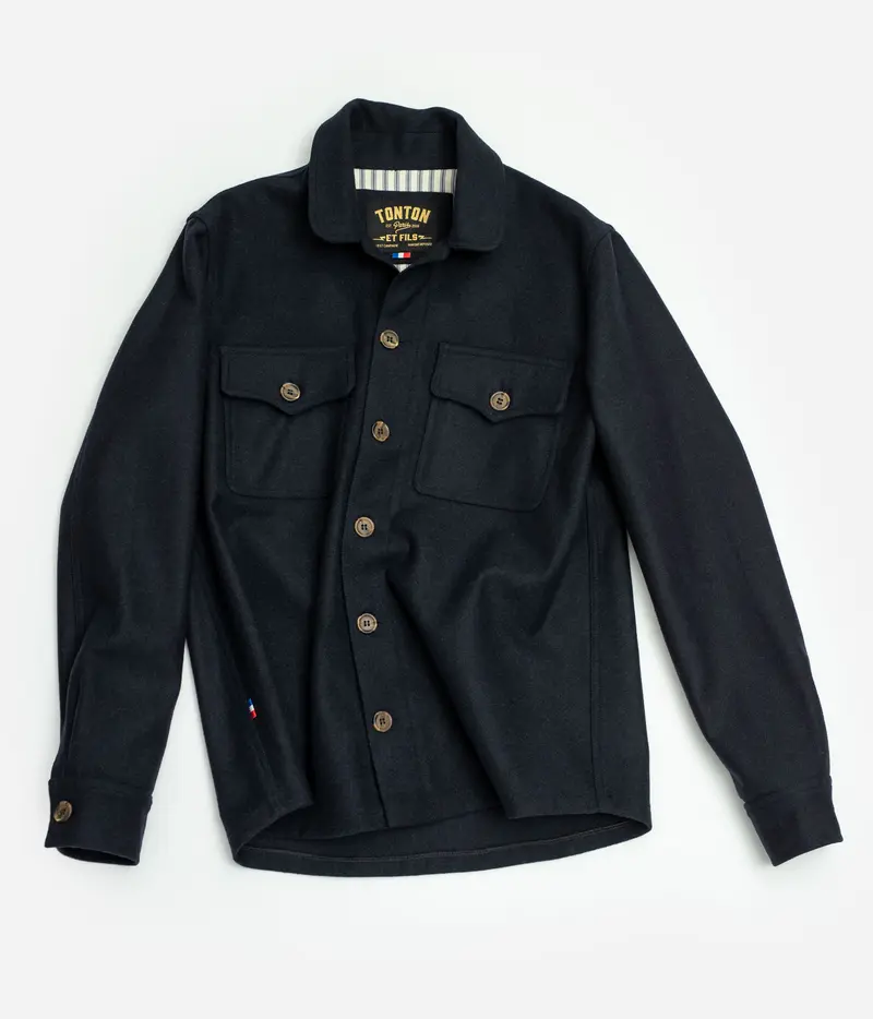 La sur-chemise «Émile» marine
