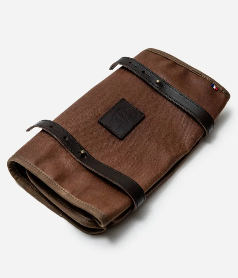 La trousse à outils «Roll up» Camel waxé