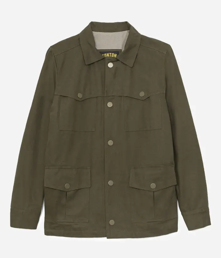 La veste «Achille» canvas olive