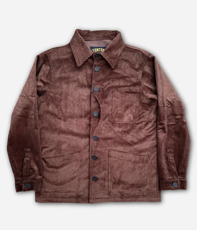 La veste « Besogne Belleville » velours brun
