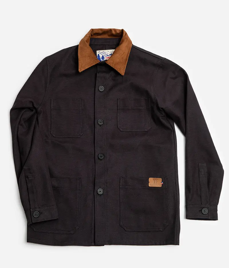 La veste «Besogne» canvas marine