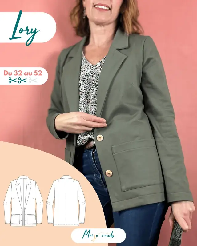 La veste Lory du 32 au 52