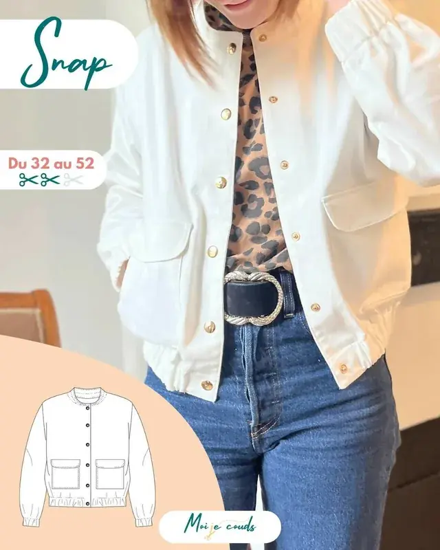 La veste Snap du 32 au 52