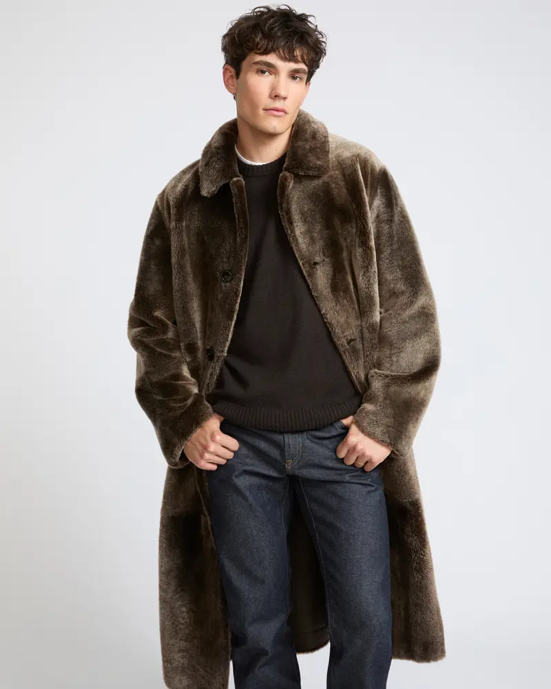 Lacon lambskin shearling coat