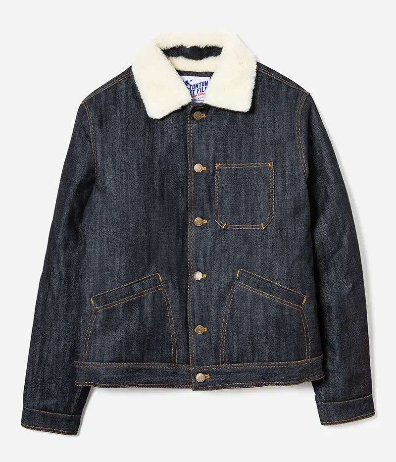 Le blouson « Monterey » Denim doublé laine