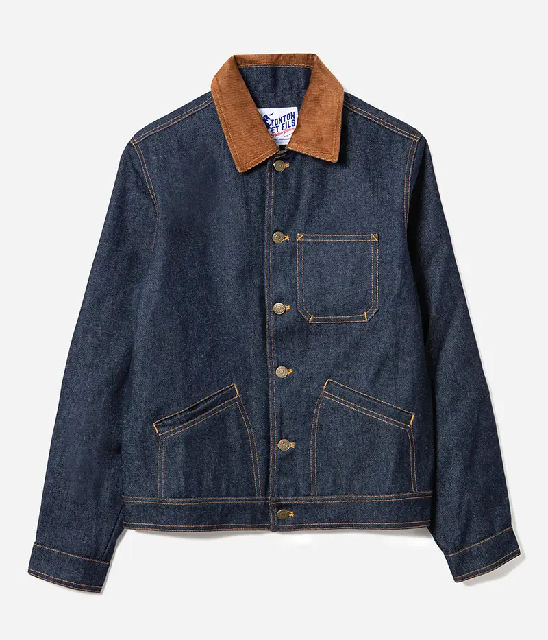 Le blouson « Monterey » denim doublure polycoton