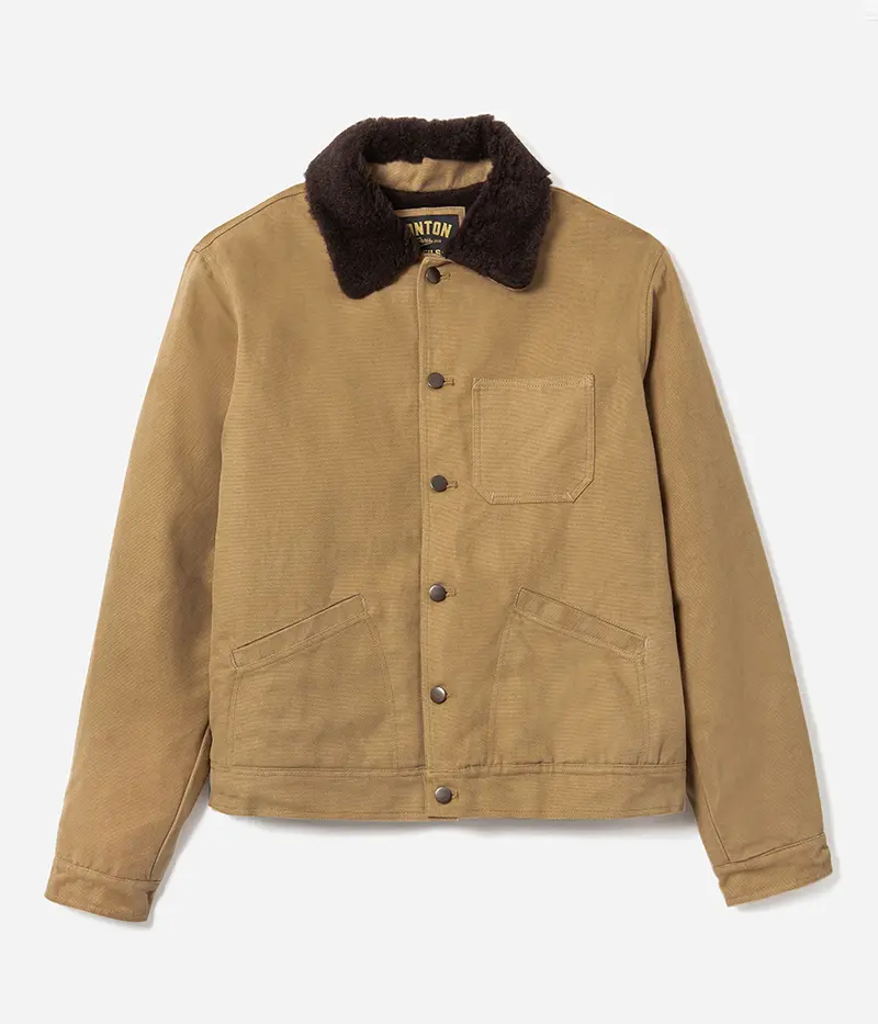 Le blouson « Monterey » Tan doublé laine