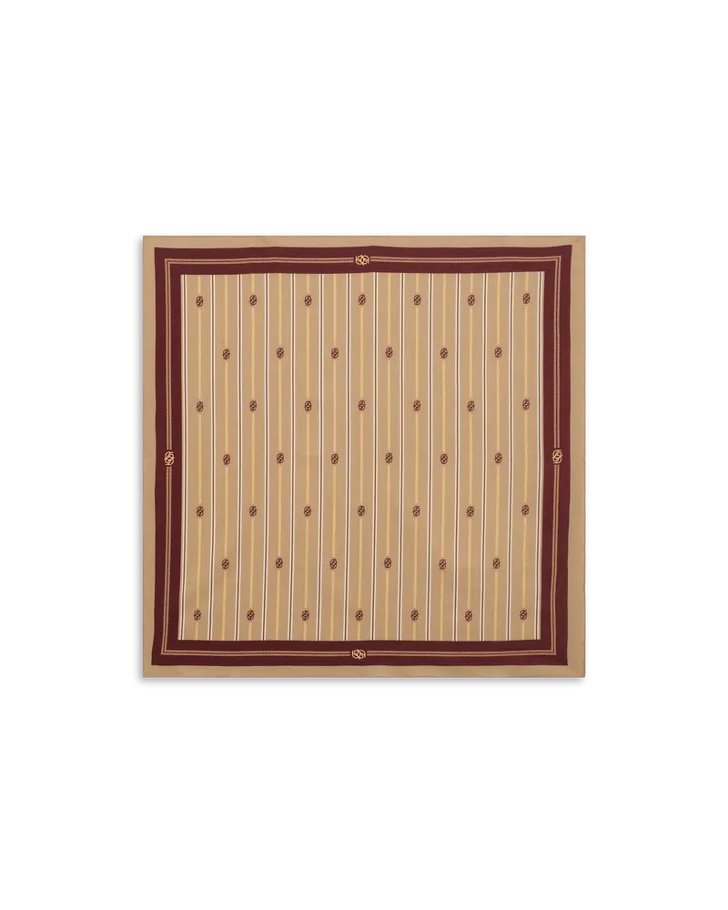 Le Foulard Rayure Monogramme
