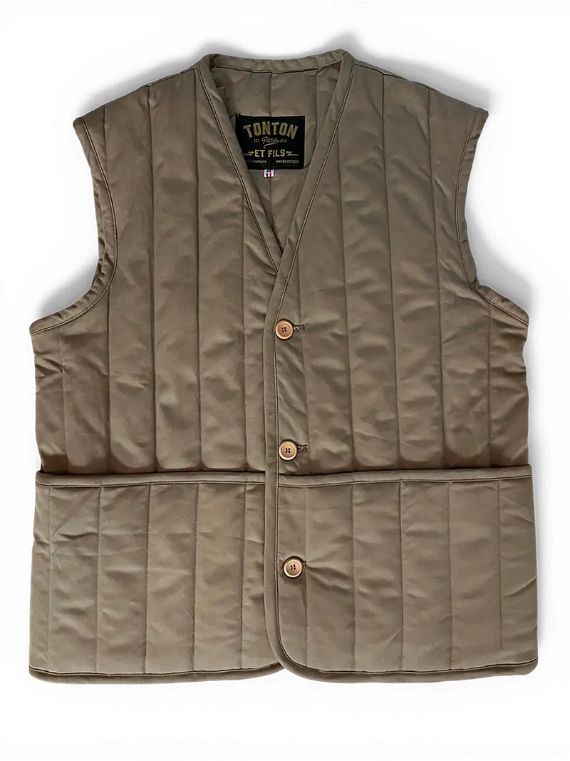 Le gilet « Fudji » façon Hanten japonais