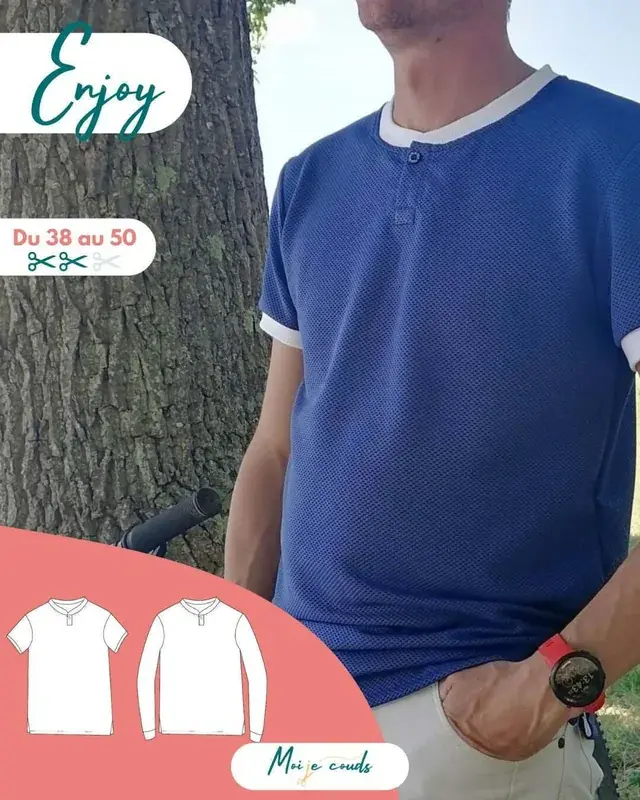 Le Polo Enjoy Homme du 38 au 50