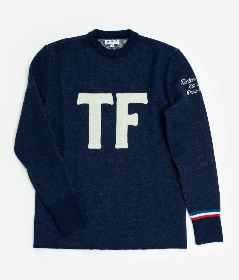 Le pull «Molène» marine
