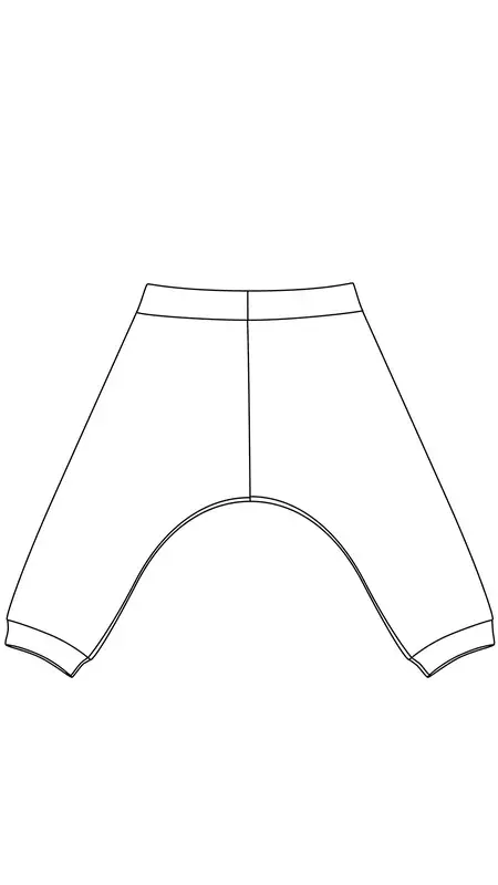 Le Sarouel Bébé - Patron couture PDF du 3 mois au 36 mois
