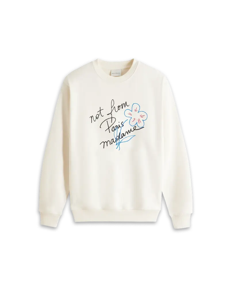 Le Sweatshirt Slogan Esquisse