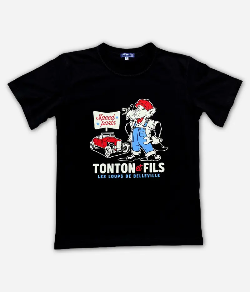 Le Tee-shirt « Les Loups de Belleville » Noir