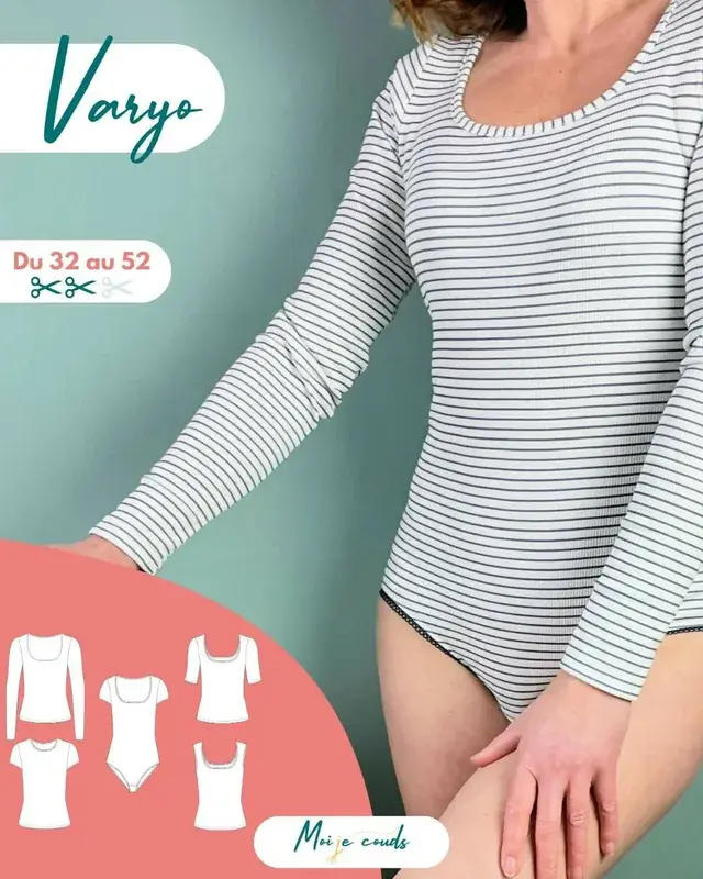 Le top ou body Varyo du 32 au 52
