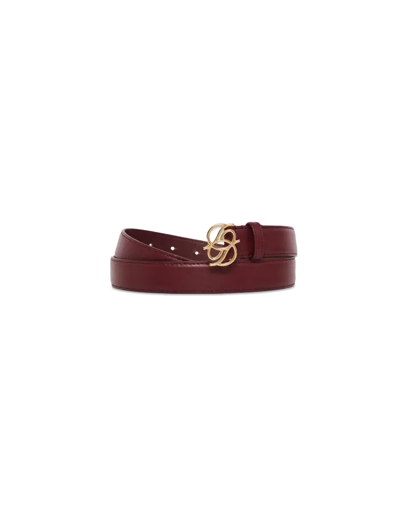 Leather D-Miroir Belt