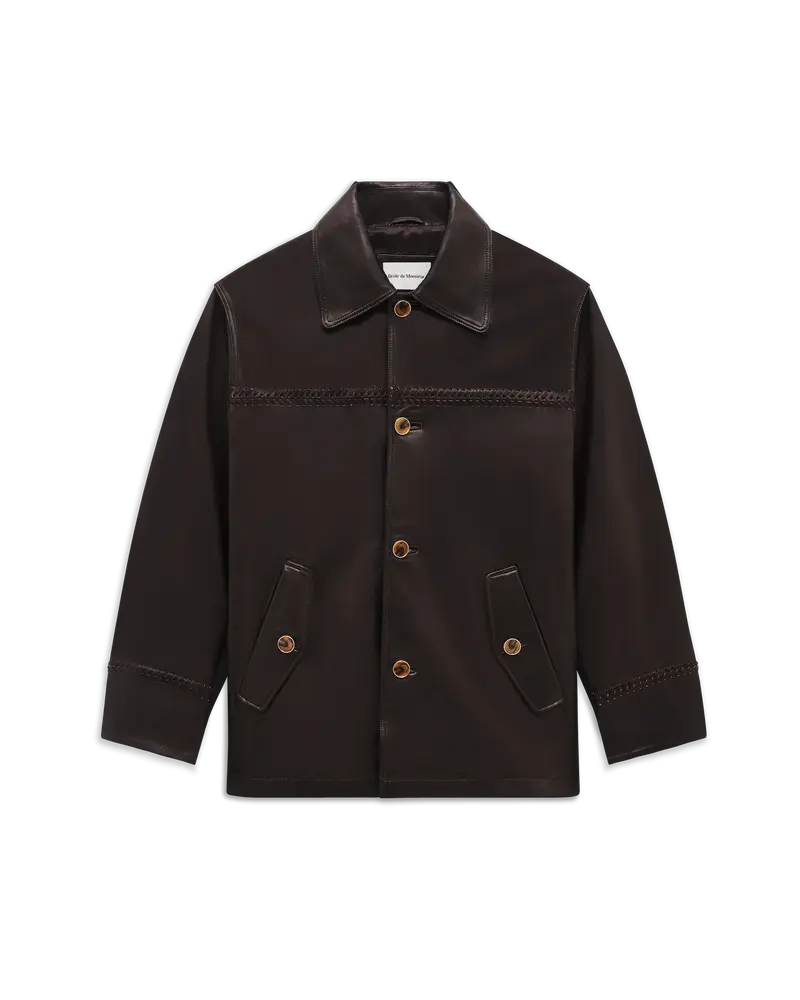 Leather Safari Jacket
