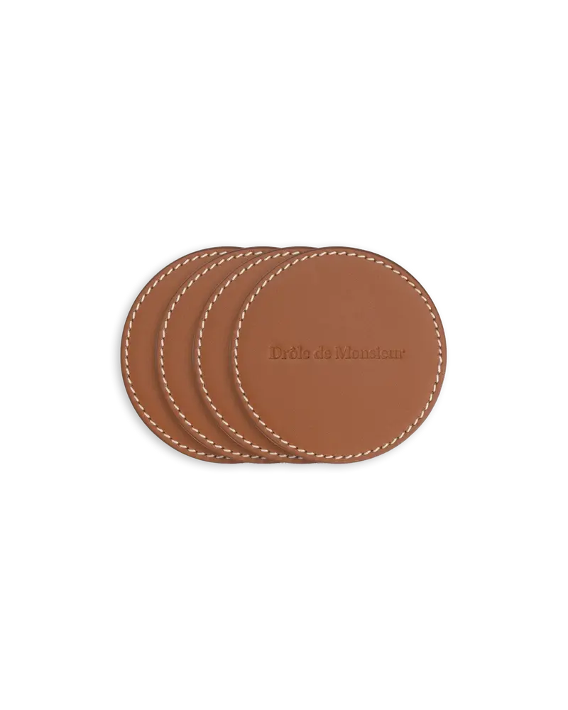 Les Sous Verres en Cuir