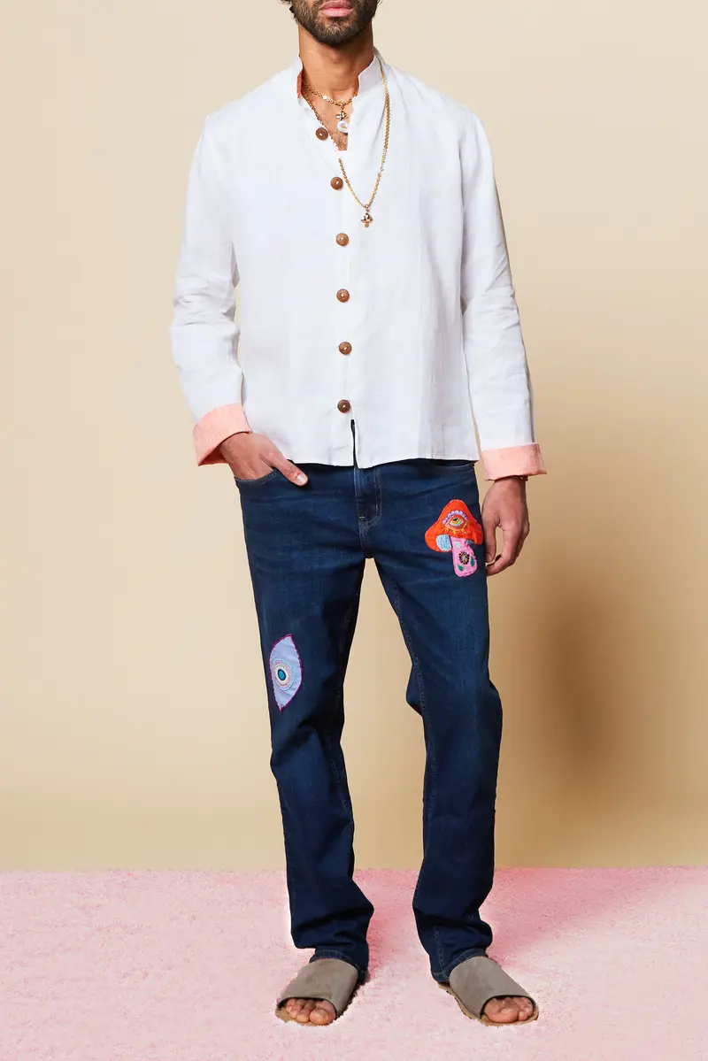 LINEN WHITE SHIRT