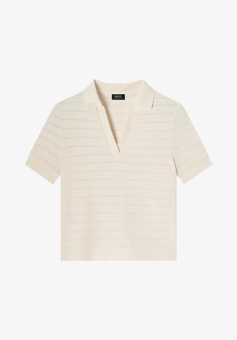 Livia Crop-Poloshirt