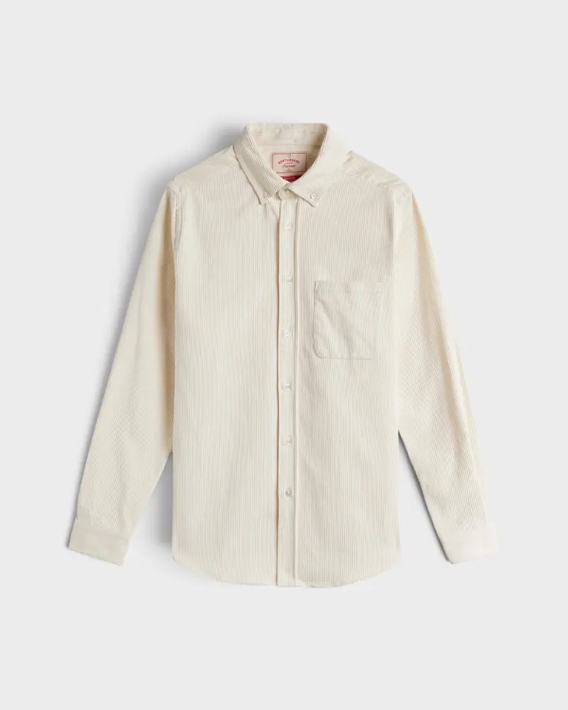 Lobo Corduroy Shirt Ecru