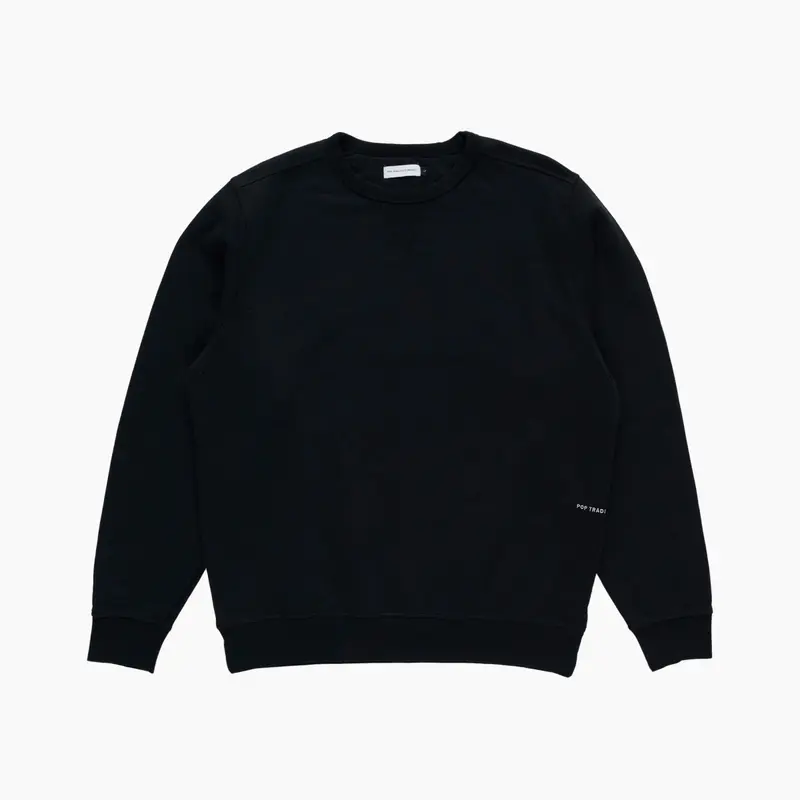 logo crewneck sweat - black