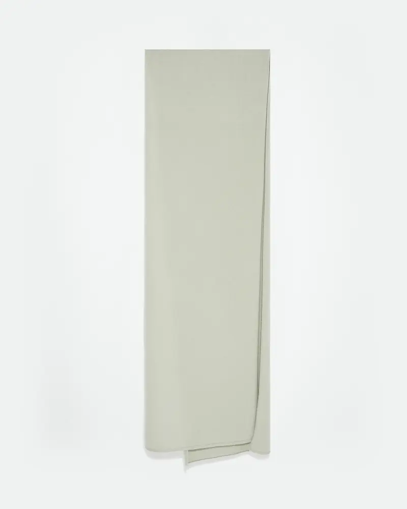 Long scarf in cashmere wool knit