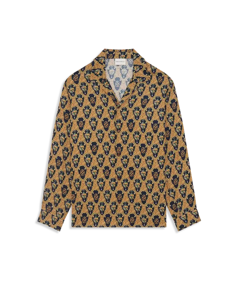 Long Sleeve Baroque Grapes Shirt