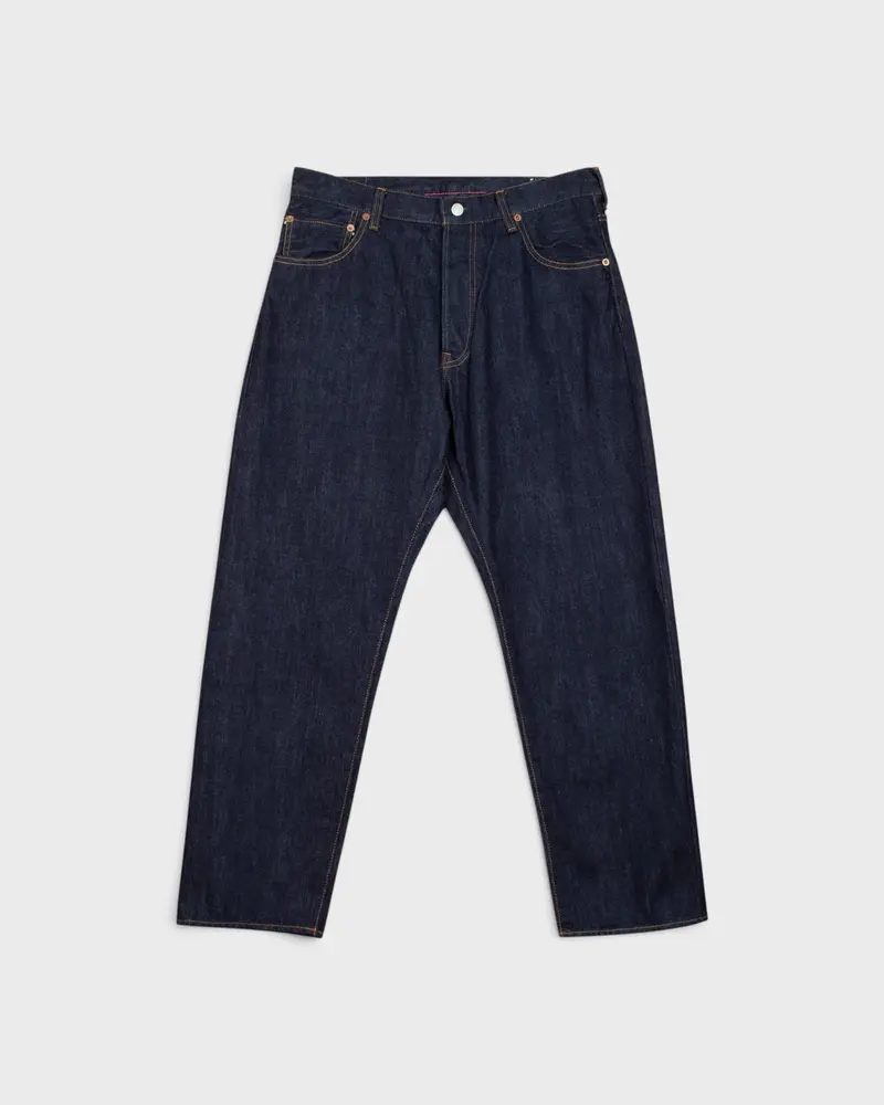 Loose Ankle Jeans One Wash Indigo