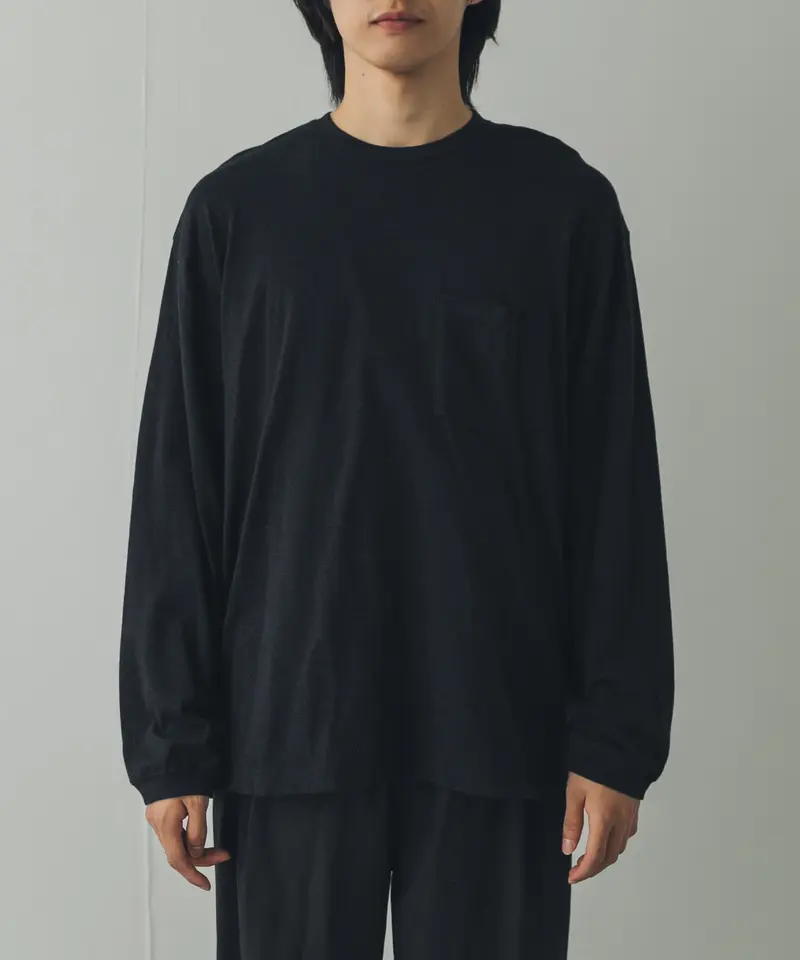 Loose Pocket Long Sleeve - Charcoal
