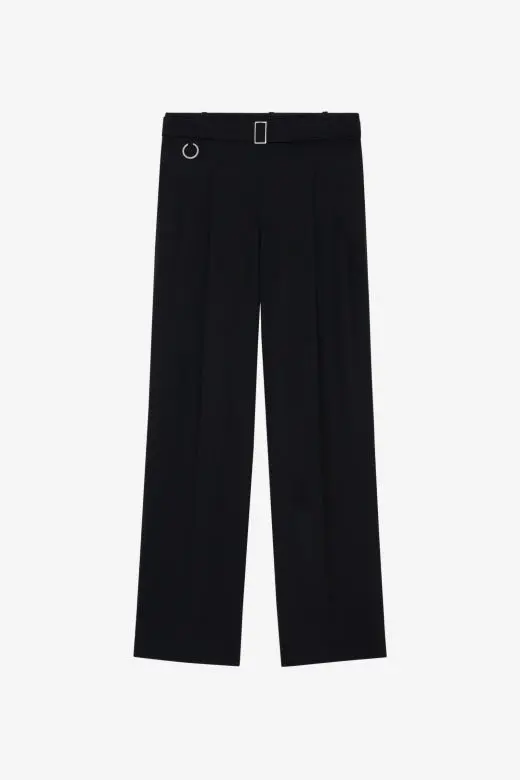 LOOSE SUIT PANT - BLACK